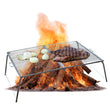 Cargar imagen en el visor de la galería, Parrilla FOGATA Plegable Doble