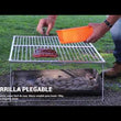 Cargar y reproducir el video en el visor de la galería, Parrilla FOGATA Plegable Doble